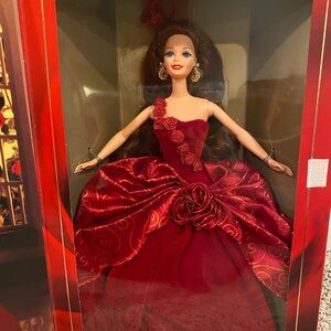Barbie Radiant Rose Doll in Vibrant Red Packaging